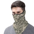 thumbnail image 7 of Army Pixel Camouflage Neck Gaiter Balaclava Face Scarf Mask Quick-Dry Half Masks For Women Men Sun Protection Breathable Dustproof, 7 of 7