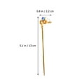 thumbnail image 2 of MEIBUTYUP Chinese Hair Chopsticks with Golden Flower Design Hair Bun Stick for Special Occasions and Parties, 2 of 7
