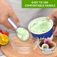 thumbnail image 3 of Cuchara para helado 4 cm, cuchara para helado, porcionador de helado, ábaco para helado profesional, cuchara para crema de aluminio antiadherente (plata), 3 of 5