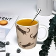 thumbnail image 5 of Disketp Leopard Print Large Coffee Mug with Handle Tea Cup Novelty Coffee Cup for Men Women Office Work, 5 of 6