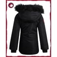 thumbnail image 6 of Canada Weather Gear Girls Winter Coat Long Length Faux Fur Puffer Ski Jacket Insulated Fleece Parka, 6 of 7