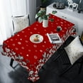 thumbnail image 1 of Valentine''s Day Rectangle Tablecloth Waterproof & Stainproof Tablecloths, Saint Red Love-Tree Heart Wipeable Table Cloth Wrinkle-Free for Round/Rectangle/Oval/Square/Dining/Party/Wedding, 60x120, 1 of 1