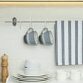 thumbnail image 5 of NOGIS 20 PCS Snap On Hooks Wire Rack Hook Stainless Steel J Shaped Hooks Hanger Clip-on Hooks, Hanging Sink Grid Hook Wire Rack Hook Utility Hooks for Kitchen Bedroom Office (Silver), 5 of 7
