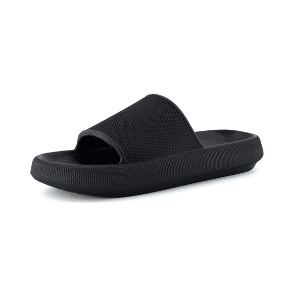 Cushionaire Men's Feather cloud recovery pool slide with  Comfort