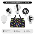 thumbnail image 4 of Balery Owls And Hearts Bolsa de Gimnasio para Mujeres, Bolsa de Viaje con Bolsillo Húmedo, Bolsa de Fin de Semana para Mujeres, Bolsa de Viaje Resistente al Agua, 4 of 7