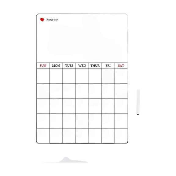 Luoshdecor Magnetic Eraseable Monthly Planner White Board for Fridge,Monthly Daily Planner for Family Organization and Daily Tasks 12x15 in