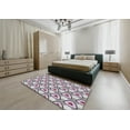thumbnail image 4 of Ahgly Company Indoor Square Patterned Pink Novelty Area Rugs, 7' Square, 4 of 6