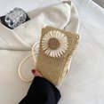 thumbnail image 3 of Bolso de paja de verano para teléfono móvil, bolso de moda para mujer, nuevo bolso pequeño, bolsos cruzados para mujer, superventas, 3 of 5