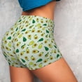 thumbnail image 4 of Haiem Cartoon Fruit No Front Seam Biker Shorts for Women Yoga Workout Gym Bike Shorts with Tummy Control Moisture-Wicking-X-Large, 4 of 9