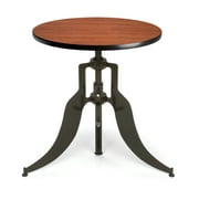 OFM Endure Series Model AT30RD 30" Round Adjustable Height Table, Cherry