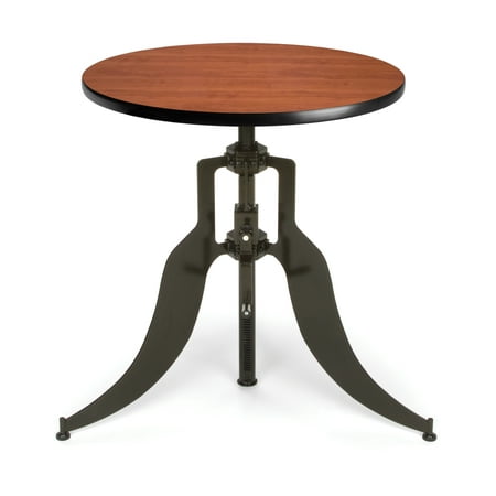 OFM Endure Series Model AT30RD 30" Round Adjustable Height Table, Cherry