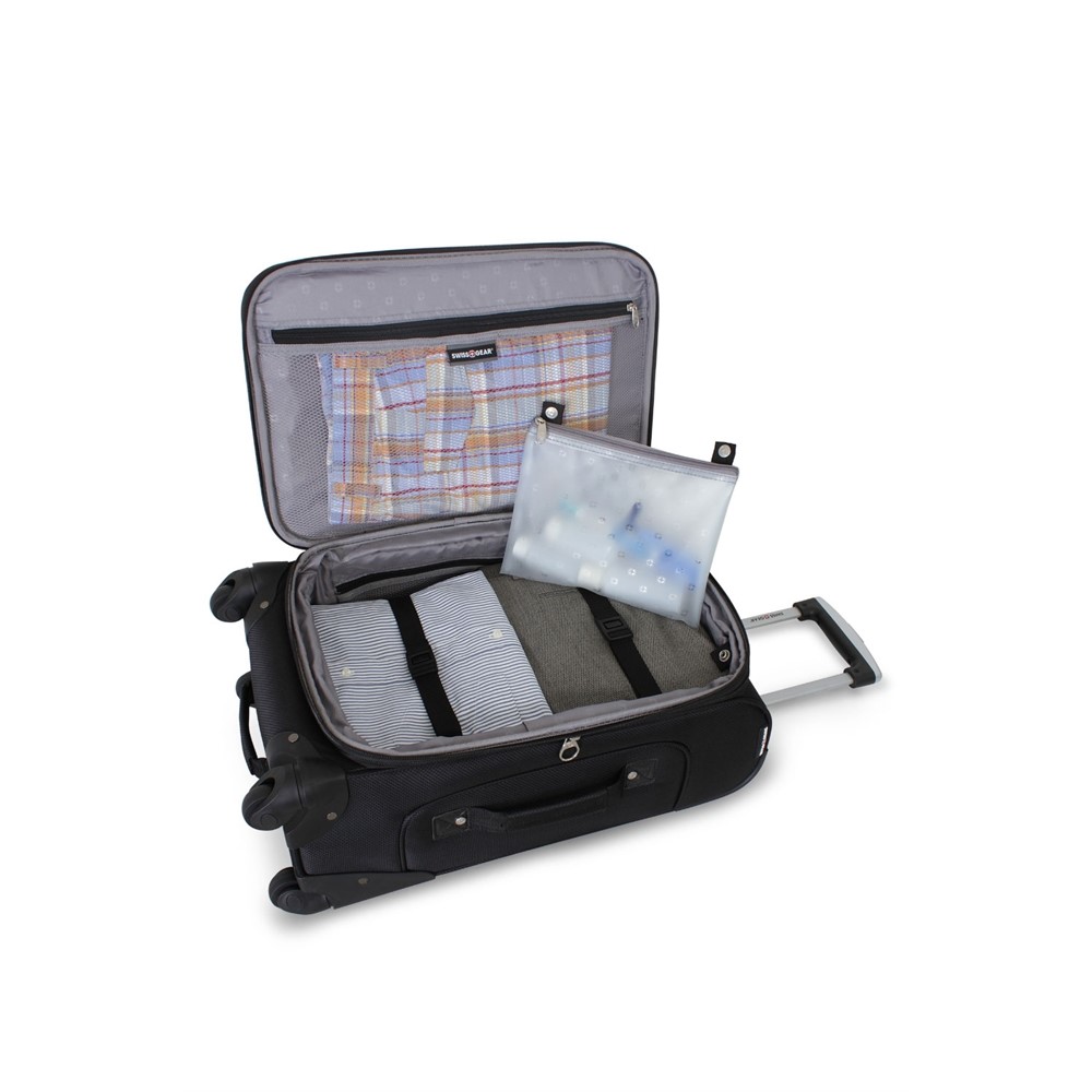swissgear 6283 expandable 3pc spinner luggage set