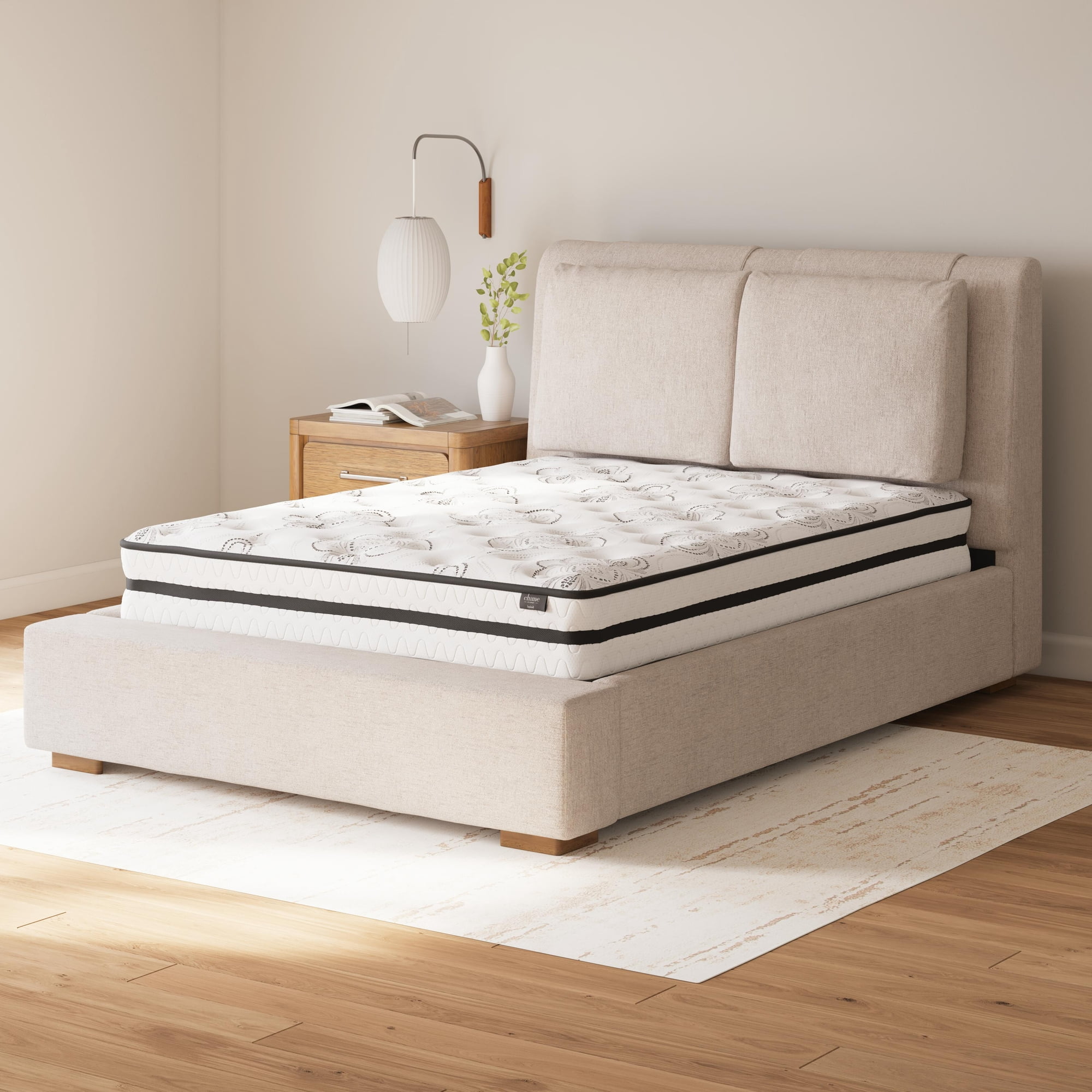 Signature Design by Ashley 10 Inch Chime Hybrid Innerspring King Mattress with Cooling Gel Memory Foam