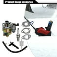 thumbnail image 2 of Carburetor For Loncin Engine 5.5 - 6.5 For For HP Snow Blower Vibrating Plate Motor, 2 of 9
