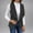 46#Dark Gray, variant on Dwaogom Womens Plush Solid Color Winter Double-sided Velvet Sleeveless Jacket Sleeveless Hooded Casual Jacket