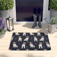 thumbnail image 2 of Jack Russell Terrier Flannel Non Slip Door Rugs,Washable Door Mats Indoor,Decorative Door Mats,Dirt-Resistant and Absorbent Doormat for Entrance,Bedroom,Kitchen,Bathroom,31.5x17in(80x43cm), 2 of 4