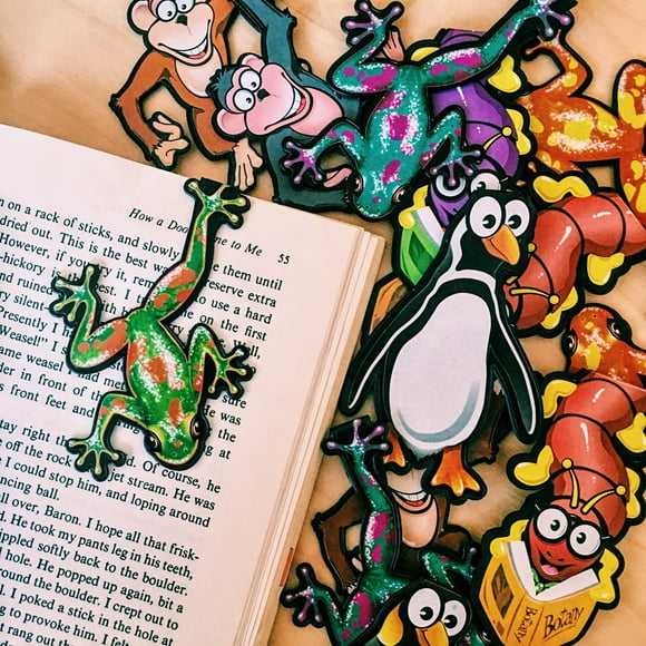 Creature Bulk Bookmark Assortment Clip Over The Page (Total 40) Animal Bookmarks Bulk Bookmarks for Kids Girl’s boy’s Teens. Perfect for Gifts, Student Incentives, Reading Incentives, Awards!