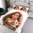 thumbnail image 3 of Moana Themed Bed Sheet Set Three Piece Set 53x79 Inches Comfortable And Skin Friendly Unique Design Creating A Star Studded Night, 3 of 6