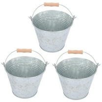 Oahisha  3 Pcs Mop and Bucket Charcoal Pail Sturdy Storage