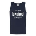 thumbnail image 2 of Wild Bobby,It's Not A Dad BOD It's A Father Figure Funny Husband Boyfriend Gift, Father's Day, Men Graphic Tank Top, Navy, 3XL, 2 of 3
