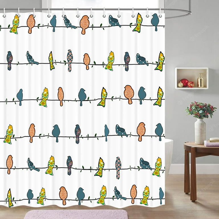 Bird shower curtain deals