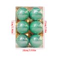 thumbnail image 3 of Taicans Glitter Christmas Ornaments Balls - Shatterproof Xmas Bulbs Decorations Set of 12,Holiday Window Display,Mall Pendant,Party Centerpiece,Festive Decor for Trees,Wreaths & Garlands, 3 of 3