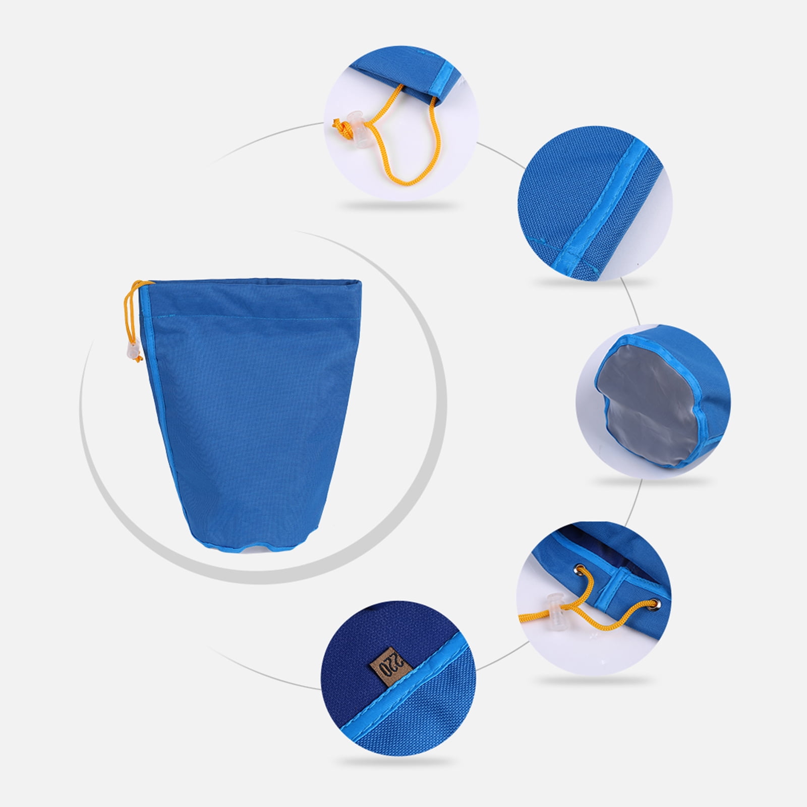 Lot de 5 sacs à bulles de glace à base de plantes avec écran de pression et sac de transport inclus pour la culture hydroponique, la culture en intérieur, l'extraction de jardinage