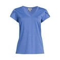 thumbnail image 5 of Nine.Eight Women Casual Loose Fit Basic Cap Sleeve Short Sleeve T-Shirt, 5 of 5