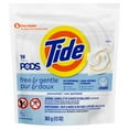 thumbnail image 1 of Tide PODS Free & Gentle Laundry Detergent Soap Pacs, Tide PODS Laundry Detergent, Laundry Detergent Pacs, Laundry PODS Detergent, 16 Count, 1 of 12