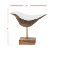 thumbnail image 4 of Foreside Home & Garden Handcarved Multicolored Wood Bird Figurine – Decorative Tabletop Accent, 4 of 6