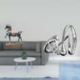 thumbnail image 2 of Figura de caballo,Figura de caballo Escultura animal coleccionable,Adorno de centro de mesa con estatua de caballo de resina,Estatua de arte abstracto,Estatua de resina para decoración del, 2 of 8
