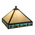 thumbnail image 2 of Meyda Tiffany 15141 Sailboat Mission 10.25" Tall Lamp Shade - Rust, 2 of 2