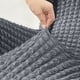 thumbnail image 4 of pstuiky Funda elástica de seersucker para sillón orejero fundas para sillón orejero con faldón fundas para sillas de salón fundas lavables fáciles de usar, 4 of 6