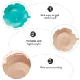 thumbnail image 3 of Suction Plate Mat Food Grade Silicone Baby Tableware 6Pack 3.3x3.3in, 3 of 9