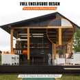 thumbnail image 2 of ITEVE.GD 45 Degree Inside Mount Brackets 7" x1-1/3 - Duty Steel Brackets for Wood Post to Beam Support, 45 Degree Angle Knee Braces Joint for Fixing Lumber Connector Pergola Brackets - 8Pack… C106, 2 of 3