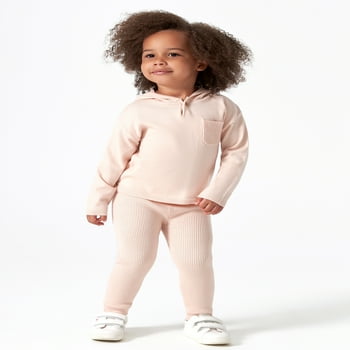 Modern Moments by Gerber Baby & Toddler Boy or Girl Gender Neutral Sweater Knit Hoodie & Pant, 2-Piece (12M - 5T)