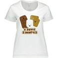 thumbnail image 3 of Inktastic I Love S'mores Women's Plus Size T-Shirt, 3 of 5