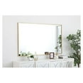 thumbnail image 3 of Metal frame rectangle mirror 36 inch in Sliver, 3 of 4