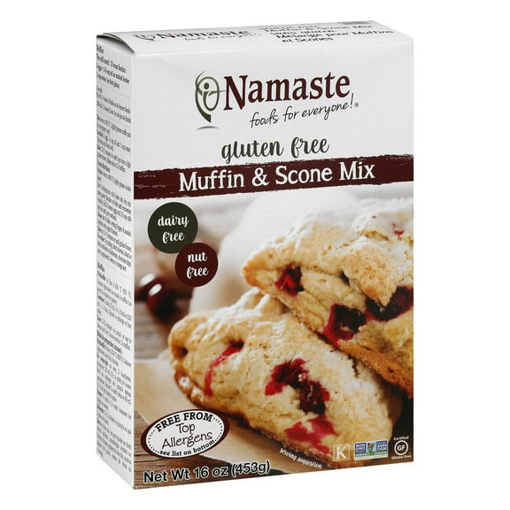 Namaste Foods Gluten-Free Dairy-Free Muffin Mix 16 oz (Pack Of 6)