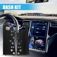 thumbnail image 2 of HINTRMENT 2Pcs Double Din Dash Kit Black Stereo Side Trim Brackets for Easy Car Installation, 2 of 4