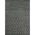 thumbnail image 1 of Ahgly Company Indoor Rectangle Mid-Century Modern Oil Black Oriental Area Rugs, 7' x 9', 1 of 6