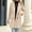 Beige, variant on Tejiojio Clearance Rollbacks Fashion Women's Solid Color Lapel Woolen Cloth Leisure Time Long Coat