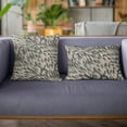 thumbnail image 3 of Plutus Brands Green, Black Bird Feather Animal Luxury Throw Pillow-Size:26" x 26", 3 of 9