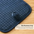 thumbnail image 7 of KITCHENAID Gourmet Series Gridlines Pot Holders 2-Pack Set, Heat Resistant up to 600°F, Soft Silicone Grip, Magnetic Cuff, Ink Blue, 8"x8", 7 of 7