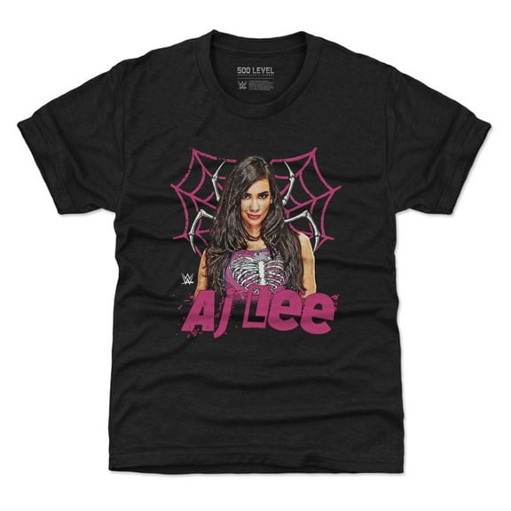 Youth 500 Level Heather Black AJ Lee Pose T-Shirt