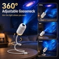 thumbnail image 5 of 2027 Upgraded HD 5D Holographic Night Light Projector, Plug and Play 360° Star Galaxy Ocean Projector with 24 Projection Films, 5 of 8