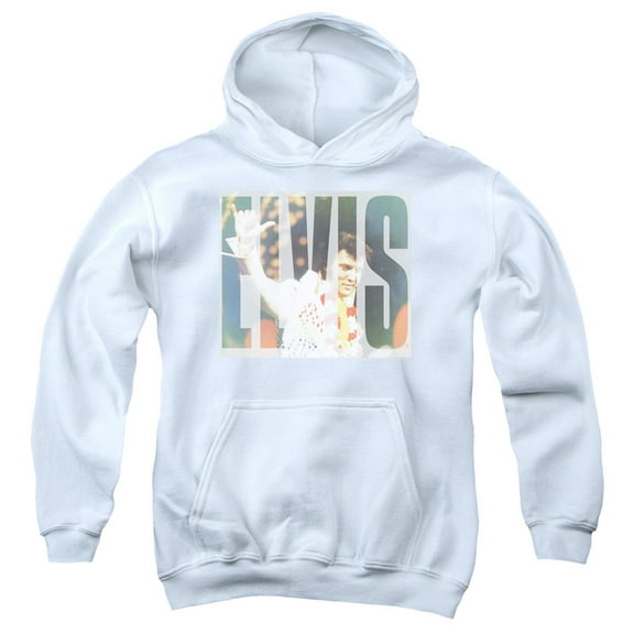 Elvis Presley - Aloha Knockout - Youth Hooded Sweatshirt - Small