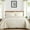 Ivory, variant on Queen Quilt Bedding Set Size, Beige Ruffled Lightweight Soft Bedspreads Queen Size Coverlet, Basket Weave Quilted Blanket Thin Quilt Bed Cover for All Season - 3 Piece (1 Quilt, 2 Pillow Shams)