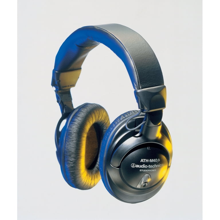 Audio Technica ATH M40fs Headphones full size wired 6.35 mm jack