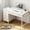 White, variant on Casacomoda 48" Home Office Desk with 6 Drawers, Modern Computer Desk with Small Space, Corner Computer Desk, Pure White
